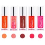 Aliver Hydrating Transparent Plumping Lip Gloss 05 Color Full Set